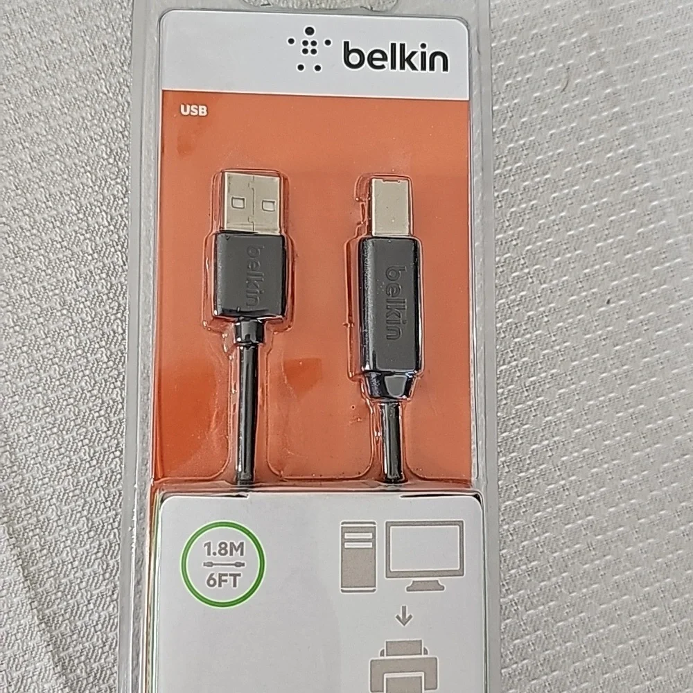 Belkin USB 2.0 Printer Cable 6'